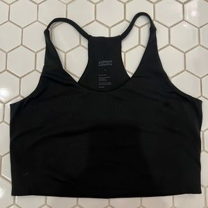 Girlfriend Collective Black Sports Bra